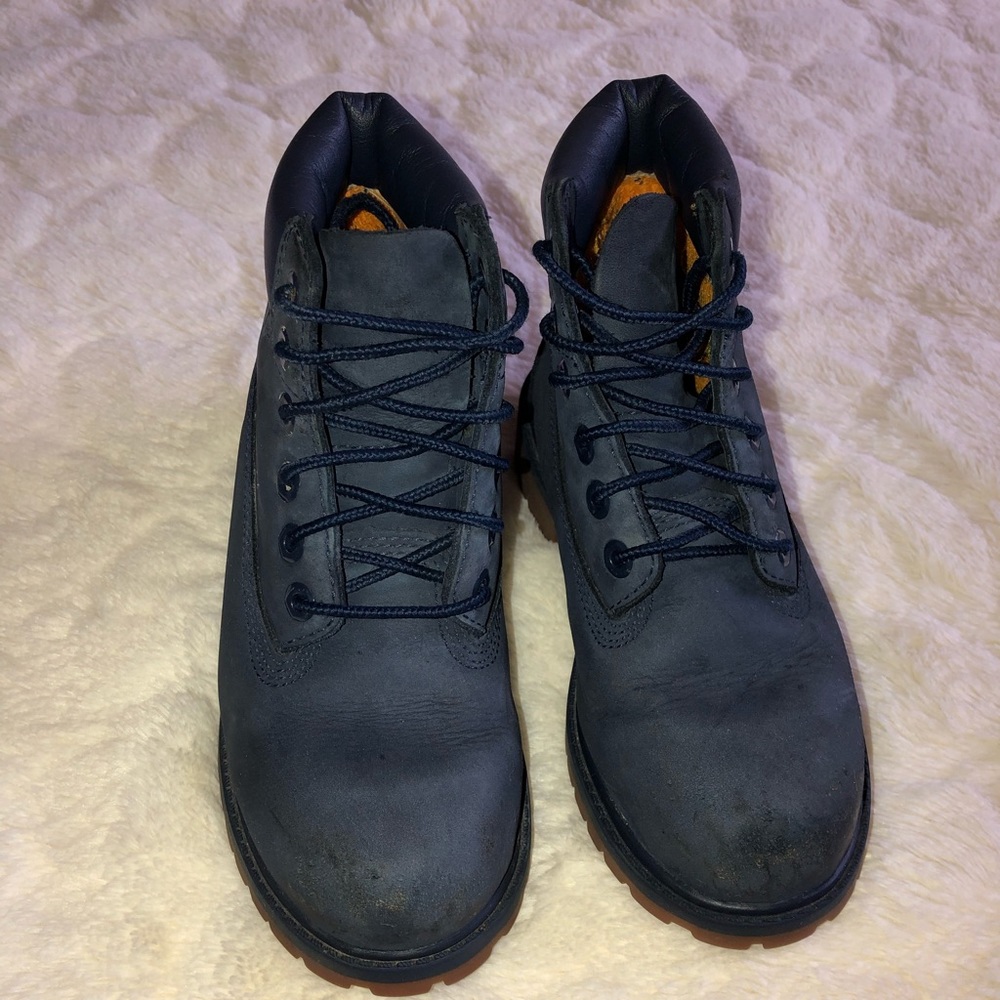 Kids 6” Suede Timberland Boots